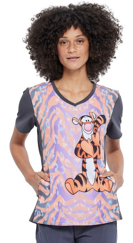 Top Estampado Mujer, Tooniforms Disney Tf677 Phti