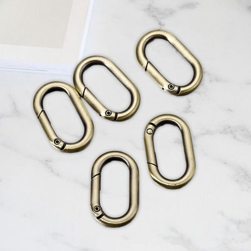 5 X 5 Anillos De Resorte Ovalados, Clips De Resorte De