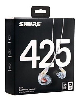 Imagen 6 de 6 de Audifonos Con Aislamiento De Sonido Shure Se425-cl Con Micro
