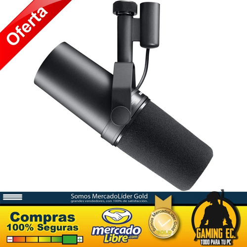 Imagen 3 de 6 de Shure Sm7b - Micrófono Dinámico Cardioide