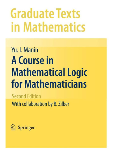 Libro: Un Curso De Lógica Matemática Para Matemáticos De En
