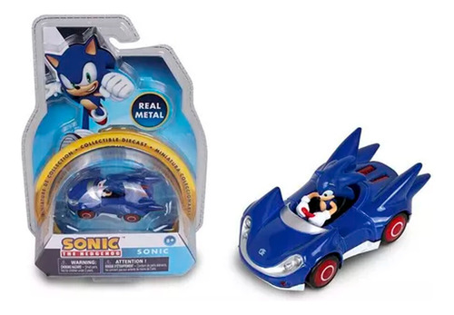Auto Sonic Racing, Sonic The Headgehog  1:64 - Jakks 