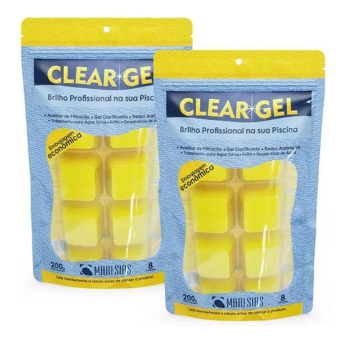 Clarificante Piscina Super Clear Gel Maresias 16 Unidades