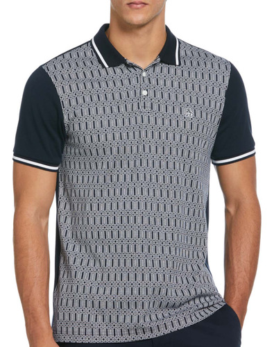 Polo Con Jacquard Frontal Interlock
