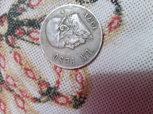 Moneda Antigua De Un Peso 1971,jose Maria Morelos Y Pavon.