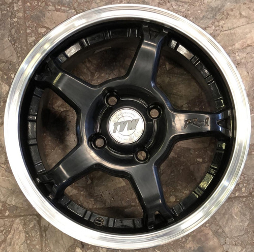 Llantas 14 Tvw 4x108 Ford Peugeot Citroen Negro Diam Viterbo