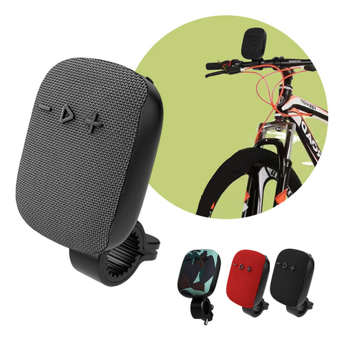 Parlante Bluetooth Portatil Usb Recargable Soporte Bicicleta