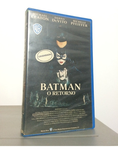 Filme Batman O Retorno Vhs