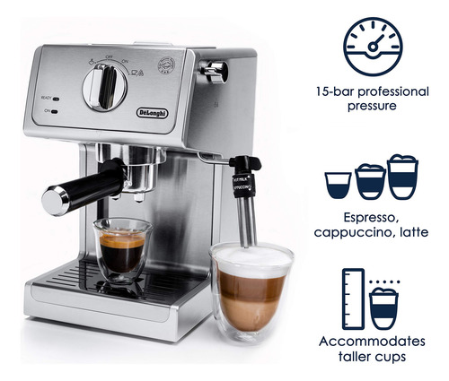 Máquina De Café Espresso Y Capuchino De'longhi Ecp3630 15 Ba