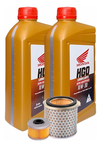 Kit Honda Xre 300 Filtro Aire Y Original Aceite + Semi 10w30