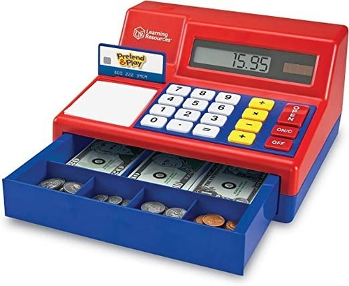Caja Registradora De Juguete Con Calculadora Para Niños