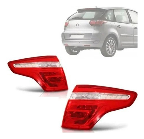 Lanterna Citroen C4 Picasso 2008 2009 2010 2011 2012 Bicolor