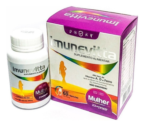 IMUNEVITTA VITAMINA PARA MULHER COM 60 CÁPSULAS