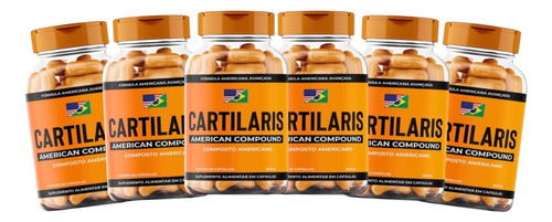 Promocional Com 3 Cartilaris Suplemento 60 Caps Sem Sabor