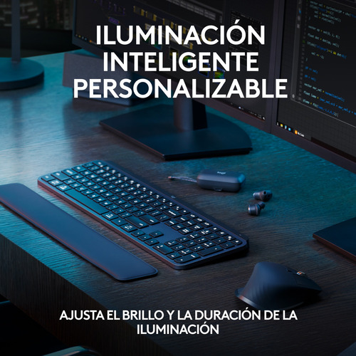 Kit Logitech Teclado Mx Keys S Y Mouse Mx Master 3s Grafito