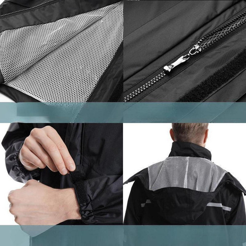 Traje De Lluvia Reflectante Impermeable Ropa De Trabajo