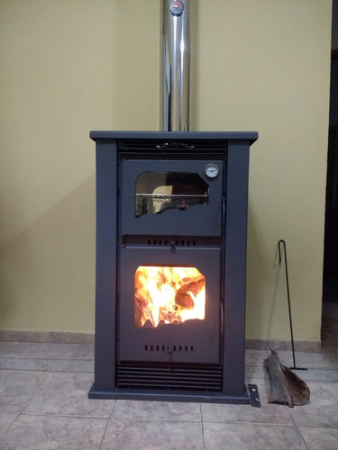 Estufa Calefactor Leña Doble Combustión Horno Gaudin V10a