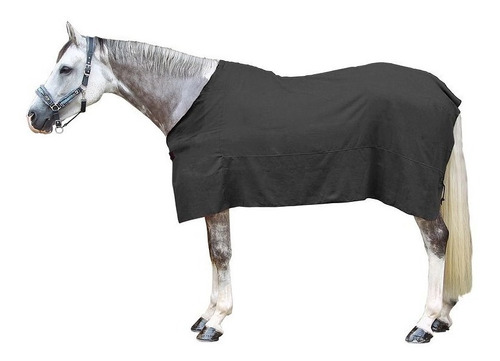 Imagen 1 de 4 de Manta Para Secar Caballo Equitación Gris