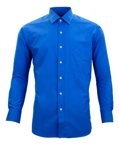 Camisa De Vestir Azul Rey Hombre MercadoLibre 📦