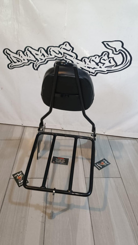 Respaldo Sissy Bar Harleydavidson Sportster Quitapon Negro