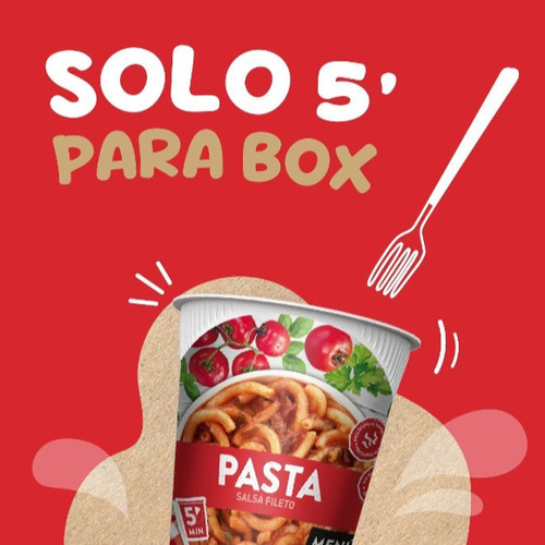 Pastel De Papas Instantánea Con Carne Menú Box Vaso 64gr
