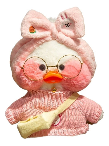 Juguete De Peluche Lalafanfan De Patito Con Accesorios