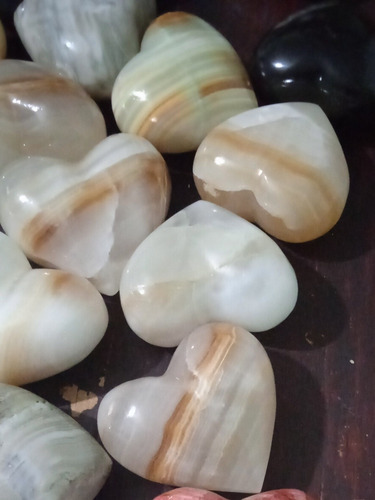 Corazón De Onix Y Mármol Set De 10 Piezas (Usado)