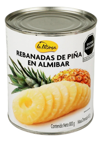 Piña Rebanadas En Almíbar La Pasiega 800g