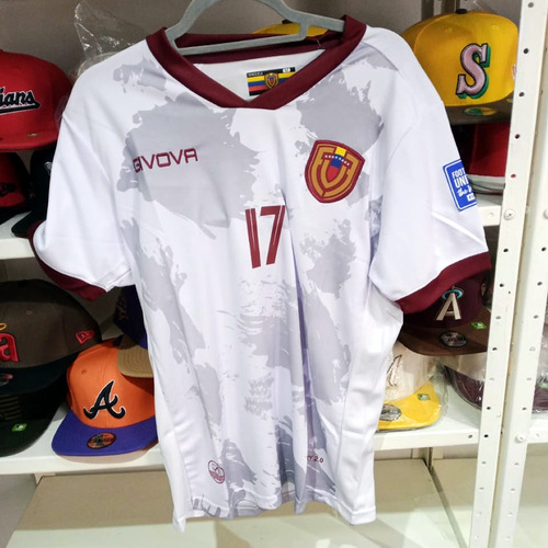 Camiseta Fútbol Givova Venezuela (alternativa) (blanca)