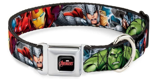Buckle-down Seatbelt Buckle Dog Collar - Marvel Avengers 4-s