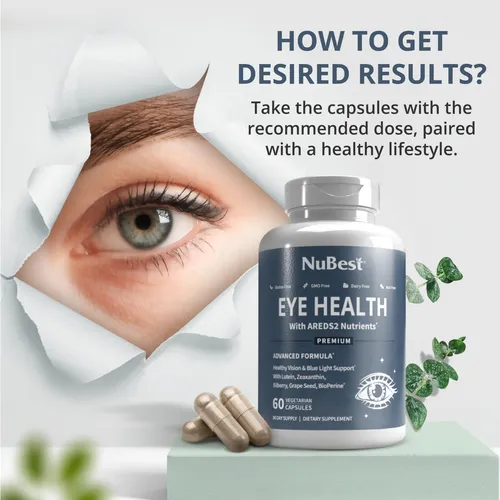Nubest Areds 2 Vitaminas Para Los Ojos Salud Ocular Con Beta