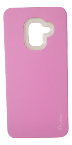 Funda Estuche Rígido Antigolpes Para Samsung A5 2018 Rosado