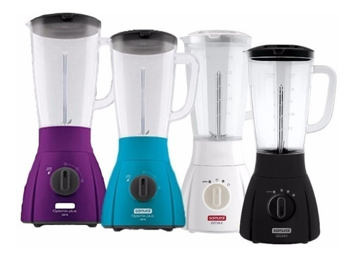 Licuadora Samurai 2 Velocidades Optimix Plus Negra 500w