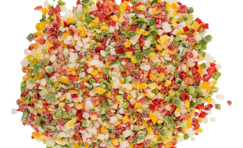 Mix Pimientos Y Cebolla Congelados X 1kg Iqf