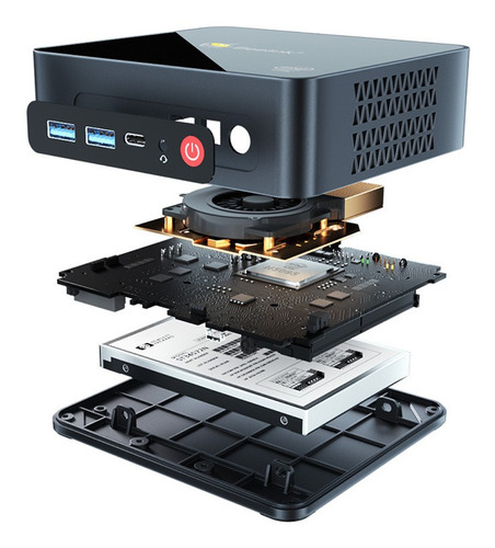 Imagem 9 de 10 de Mini Pc Beelink U59 Com 8gb Ram 256gb Ssd Ddr4 Hdmi Vga Wifi