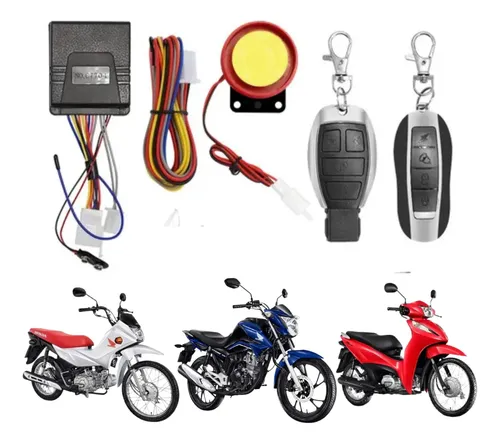 Alarme Para Moto Antifurto Partida 2 Controle Corta Corrente