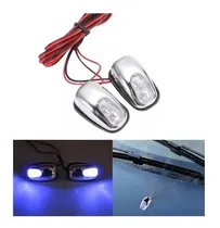 Comprar X2 Sapitos Limpiaparabrisa Con Luz Azul Auto Tuning Universa