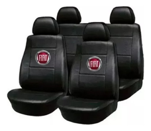 Fundas Cubre Asientos Auto Cuero Ecologico Para Fiat Siena