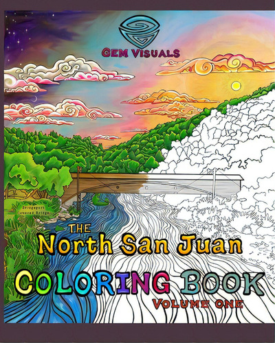 The North San Juan Coloring Book: Volume One, De Mack), Gem Visuals (grace E.. Editorial Blurb Inc, Tapa Blanda En Inglés