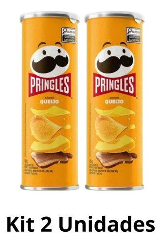 Salgadinho De Batata Pringles Queijo 109g Kit C/2 Unidades!