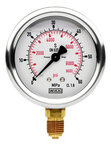 Manómetro Axial 16mpa Weika Wika En8371 Alemán