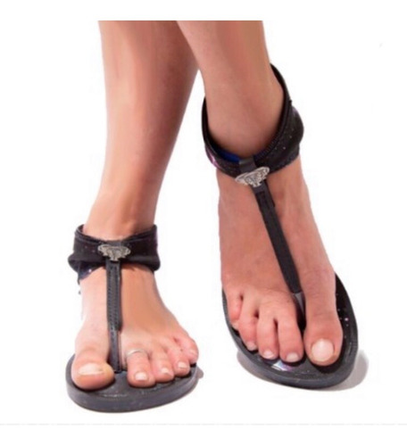 Imagen 2 de 10 de Sandalias Te Para Tres Botitas Sin Taco Con Cierre Verano