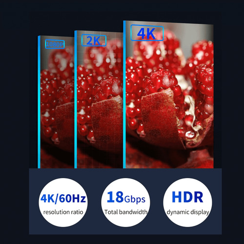 Cabo Fibra Óptica Hdmi 2.0 4k 60hz / 18gbps De 25 Metros