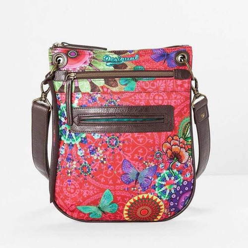 Cartera Desigual Nueva Fucsia Bandolera Envío Gratis