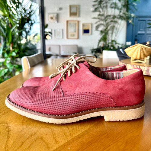 Zapato Casual Oxford Hombre Cordones 41 - Como Nuevos (Usado)