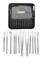 Comprar Set Manicuria Pedicuria 12 Piezas Instrumentales Curetas