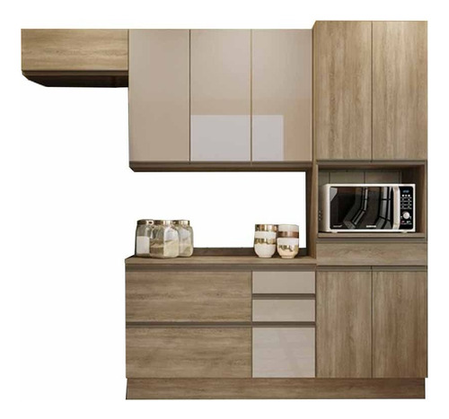 Cozinha Modulada Kappesberg Maxxi 5 Peças 2 Armários + 1