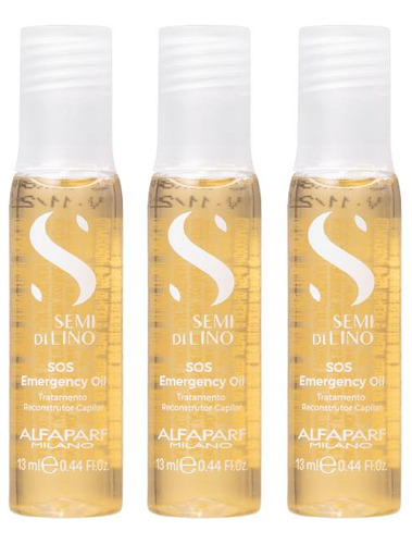 Kit Alfaparf Milano Sdl Reconstruction Sos Oil Ampola 3x13ml