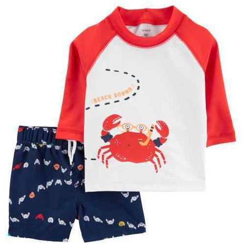 Set Lycra Remera +short Carters Con Filtro Uv Solar 74411111