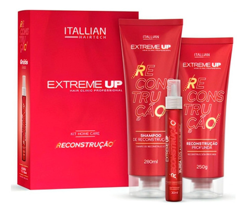 Kit Home Care Itallian Shampoo E Reconstrução Extreme Up